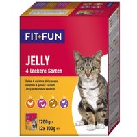 FIT+FUN Adult Jelly 4 Sorten 12x100g von FIT+FUN