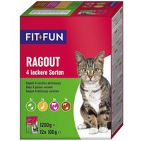 FIT+FUN FIT + FUN Adult Ragout 4 Sorten 12x100g von FIT+FUN