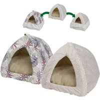 FIT+FUN FIT FUN Ersatzbezüge für Katzenhöhle beige/ bunt von FIT+FUN