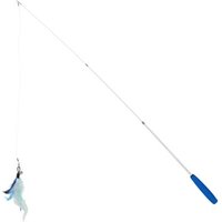FIT+FUN Fit + Fun Spielzeug Angel Katze, mit Glocke und austauschbaren Federn 40 cm von FIT+FUN