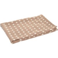 FIT+FUN Fleecedecke Classic braun/ weiß von FIT+FUN