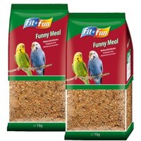 FIT+FUN Funny Meal Wellensittich 2x1 kg von FIT+FUN