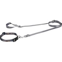 FIT+FUN Halsband+Leine Set dunkelgrau M FIT+FUN Halsband+Leine Set dunkelgrau M von FIT+FUN