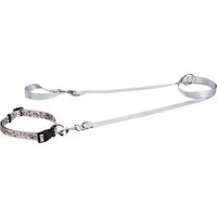 FIT+FUN Halsband+Leine Set hellgrau S FIT+FUN Halsband+Leine Set hellgrau S von FIT+FUN