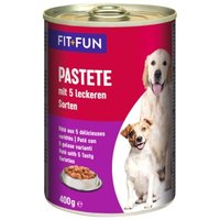 FIT+FUN Pastete 6x400g 5 leckere Sorten von FIT+FUN