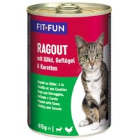 FIT+FUN Ragout Wild, Geflügel & Karotten 12x415 g von FIT+FUN