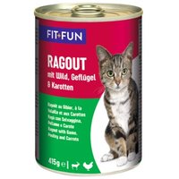 FIT+FUN Ragout Wild, Geflügel und Karotten 24x415 g von FIT+FUN