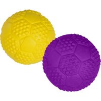 FIT+FUN Spielzeug Ball Naturkautschuk gelb oder lila von FIT+FUN