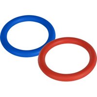 FIT+FUN Spielzeug Ring Naturkautschuk rot oder blau von FIT+FUN