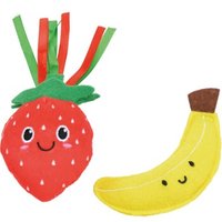FIT+FUN Spielzeug-Set Erdbeere + Banane von FIT+FUN