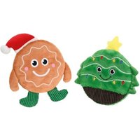FIT+FUN Spielzeug Xmas Flatty mit Squeaker von FIT+FUN