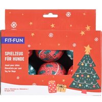 FIT+FUN Spielzeug Xmas Tennisball-Set 6 Stück von FIT+FUN
