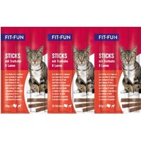 FIT+FUN Sticks 25x10 Stück Truthahn & Lamm von FIT+FUN