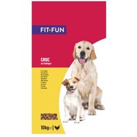 FIT+FUN Trockenfutter Hund Adult Croc mit Geflügel 10kg von FIT+FUN