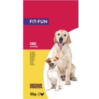 FIT+FUN Trockenfutter Hund Adult Croc mit Geflügel 10kg von FIT+FUN