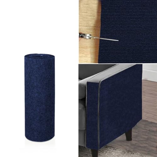 kratzmatte Katze,kratzschutz40 x 200cmsofa Katze,kratzmatte selbstklebend,kratzmatte Katze Wand.Katze Kratzteppich kann getrimmt Werden,geeignet für Möbel,Türen,Wände.Haustier Sofa Schutz. (Blau) von FIUIRYA NATURAL PRODUCTS