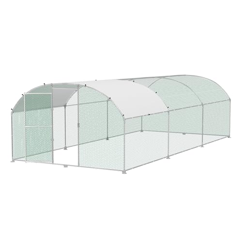 FIVMEN Hühnerstall 3x6 m Freilaufgehege Hühner Verzinkter Stahl Hühnerhaus Hühnergehege mit Bogen Sonnenschutz Dach,Tür & Riegel Stabil Geflügelstall Hühnerkäfig Kleintierstall FIVMEN Hühnerstall 3x6 m Freilaufgehege Hühner Verzinkter Stahl Hühnerhaus Hühnergehege mit Bogen Sonnenschutz Dach,Tür & Riegel Stabil Geflügelstall Hühnerkäfig Kleintierstall von FIVMEN