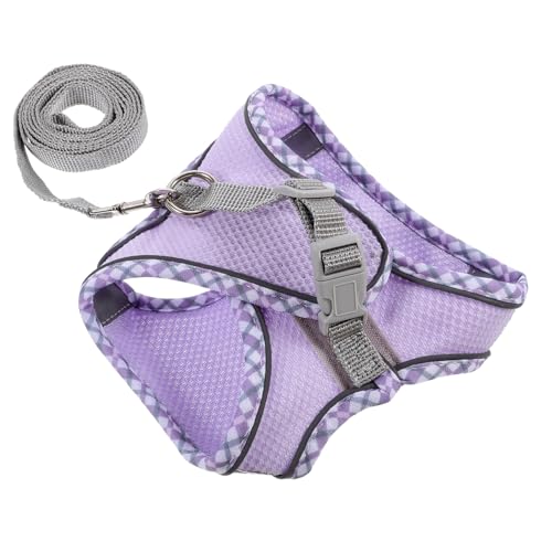 FIXOSHEE 1 Satz Katzenleinenweste Katzenklo Hundeleine Dekoratives Welpengeschirr Hundegeschirr Haustierzubehör Geschirr Für Große Hunde Haustier Geschirr Hund Anspannen Polyester Violett FIXOSHEE 1 Satz Katzenleinenweste Katzenklo Hundeleine Dekoratives Welpengeschirr Hundegeschirr Haustierzubehör Geschirr Für Große Hunde Haustier Geschirr Hund Anspannen Polyester Violett von FIXOSHEE