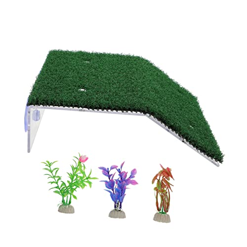 FIXOSHEE 1 Satz Künstliche Schildkrötenbasking Plattformen Teiliges Set mit Simulation Rasen für Aquarien und Terrarien für und Spielplatz für Reptilien FIXOSHEE 1 Satz Künstliche Schildkrötenbasking Plattformen Teiliges Set mit Simulation Rasen für Aquarien und Terrarien für und Spielplatz für Reptilien von FIXOSHEE