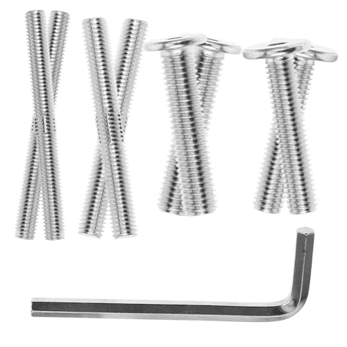 FIXOSHEE 1 Set Katzen Klettergerüst Zubehör Katzen Kratzbaum Hardware Befestigungsschrauben Sechskantschlüssel Gewindebolzen Doppelend Schraubenbolzen Vollgewindebolzen Flachbolzen FIXOSHEE 1 Set Katzen Klettergerüst Zubehör Katzen Kratzbaum Hardware Befestigungsschrauben Sechskantschlüssel Gewindebolzen Doppelend Schraubenbolzen Vollgewindebolzen Flachbolzen von FIXOSHEE