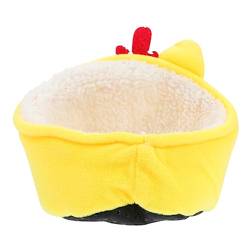 FIXOSHEE 1 Stück Pet Warm House für Hamster Gemütliches und Sicheres Schlafnest Sofa Gelb Leicht zu Reinigen aus Hochwertigem Material für Kleine Haustiere Wie Chinchillas und FIXOSHEE 1 Stück Pet Warm House für Hamster Gemütliches und Sicheres Schlafnest Sofa Gelb Leicht zu Reinigen aus Hochwertigem Material für Kleine Haustiere Wie Chinchillas und von FIXOSHEE