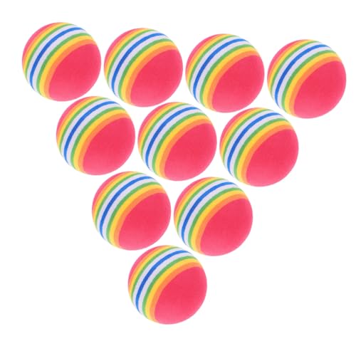 FIXOSHEE 10Stücke Eva Regenbogenbälle Schwimmendes Katzenspielzeug Zufälligen für Interaktives Kauen und Training Fördert Bewegung und Langeweile bei Katzen FIXOSHEE 10Stücke Eva Regenbogenbälle Schwimmendes Katzenspielzeug Zufälligen für Interaktives Kauen und Training Fördert Bewegung und Langeweile bei Katzen von FIXOSHEE