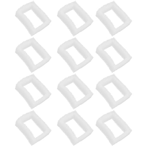 FIXOSHEE 12 Stück Teiliges Filterschaumstoff Haustier trinkbrunnen Effektive Wasserfiltration gegen Verunreinigungen Geruchsneutralisierung Passend für Katzen Hunde wasserspender Kompakt von FIXOSHEE