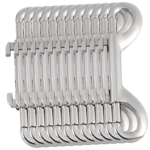 FIXOSHEE 12Stücke Doppelseitige Snap Haken für Hundeleinen Rucksackbefestigungen und Outdoor Aktivitäten Robust und Zuverlässig für Vielseitige Anwendungen FIXOSHEE 12Stücke Doppelseitige Snap Haken für Hundeleinen Rucksackbefestigungen und Outdoor Aktivitäten Robust und Zuverlässig für Vielseitige Anwendungen von FIXOSHEE