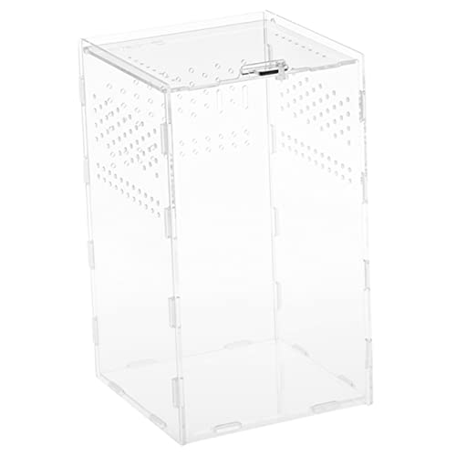 FIXOSHEE 1Satz Transparente Reptilien Aufbewahrungsbox Sicht Magnetische Terrarien für Eidechsen Schlangen und Insekten aus Hochwertigem für Haustierhaltung FIXOSHEE 1Satz Transparente Reptilien Aufbewahrungsbox Sicht Magnetische Terrarien für Eidechsen Schlangen und Insekten aus Hochwertigem für Haustierhaltung von FIXOSHEE