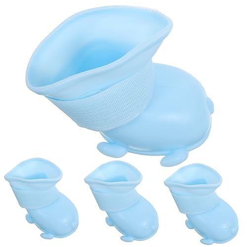 FIXOSHEE 1Satz wasserdichte Hundestiefel für Kleine Verstellbare und rutschfeste Pfotenschutzschuhe Langlebige Regenstiefel aus TPR für Outdoor Aktivitäten Regnerische FIXOSHEE 1Satz wasserdichte Hundestiefel für Kleine Verstellbare und rutschfeste Pfotenschutzschuhe Langlebige Regenstiefel aus TPR für Outdoor Aktivitäten Regnerische von FIXOSHEE