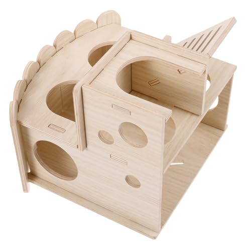 FIXOSHEE 1Stück Hamster aus Doppelschichtiges Schlafnest für Kleine Haustiere Kreatives Design mit Kreisförmigem Lochfenster für Hamster Mäuse und Nager zur Erholung FIXOSHEE 1Stück Hamster aus Doppelschichtiges Schlafnest für Kleine Haustiere Kreatives Design mit Kreisförmigem Lochfenster für Hamster Mäuse und Nager zur Erholung von FIXOSHEE