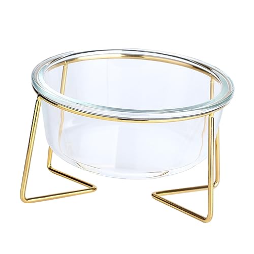 FIXOSHEE 1Stück Hochgestellter Futter und Wassernapf für Katzen und Kleine Robustem Metallgestell Ergonomisches Design für Komfortable Fütterung FIXOSHEE 1Stück Hochgestellter Futter und Wassernapf für Katzen und Kleine Robustem Metallgestell Ergonomisches Design für Komfortable Fütterung von FIXOSHEE