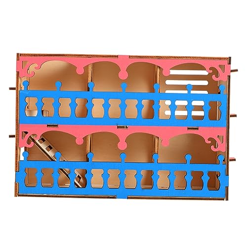 FIXOSHEE 1stück Holz Hamster Labyrinth Spielzeug Für Kleine Haustiere Interaktives Tunnel Fördert Spiel Und Bewegung Für Hamster Ratten Und Andere Kleintiere Sorgt Für Stressfreies von FIXOSHEE