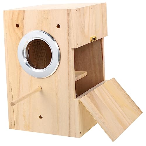 FIXOSHEE 1Stück Holz Vogelzuchtbox Nistkasten für Singvögel für und Rückzugsort für Heimvögel Fördert Zufriedenheit Anpassbar nach Ihren FIXOSHEE 1Stück Holz Vogelzuchtbox Nistkasten für Singvögel für und Rückzugsort für Heimvögel Fördert Zufriedenheit Anpassbar nach Ihren von FIXOSHEE