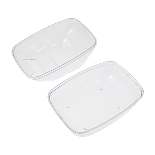 FIXOSHEE 1Stück Transparente Hamster Badewanne Multifunktionale Badewanne Für Hamster Und Meerschweinchen Zu Reinigen Kompakt Für Hygienisch von FIXOSHEE