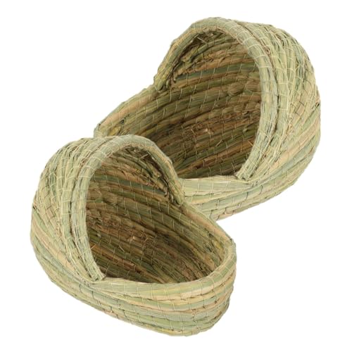 FIXOSHEE 2 STÜCK Teiliges Hühnernest aus Natürlichem Stroh Gemütliches Schlafnest Gewebtes Nistbett in Slipper Form Warmes und Sicheres Hühner Schlafhaus für Stall und Freilandhaltung FIXOSHEE 2 STÜCK Teiliges Hühnernest aus Natürlichem Stroh Gemütliches Schlafnest Gewebtes Nistbett in Slipper Form Warmes und Sicheres Hühner Schlafhaus für Stall und Freilandhaltung von FIXOSHEE