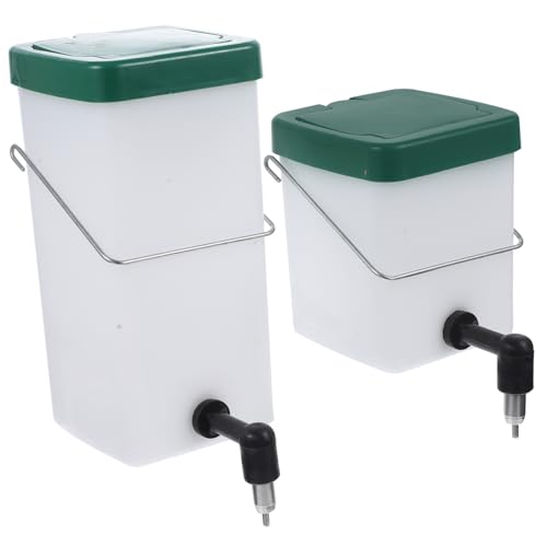 FIXOSHEE 2 Stück Kaninchentränke Hasen Wasserbrunnen Für Hasen Wasserfütterer Kaninchen Wassernapf Kaninchen Trinkflasche Haustierhalter Wasserfütterungsspender von FIXOSHEE
