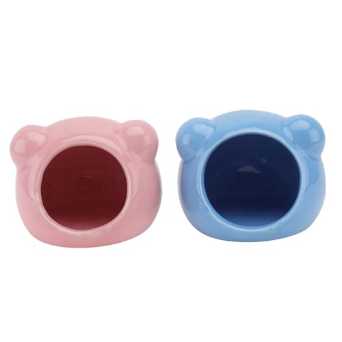 FIXOSHEE 2 Stück Keramik Hamster Nest Kühles Kleines Nagetierhaus Atmungsaktives Pet House für Hamster Leicht zu Reinigen Tragbar Komfortables Schlafversteck Zufällige Zufällige Farbe FIXOSHEE 2 Stück Keramik Hamster Nest Kühles Kleines Nagetierhaus Atmungsaktives Pet House für Hamster Leicht zu Reinigen Tragbar Komfortables Schlafversteck Zufällige Zufällige Farbe von FIXOSHEE