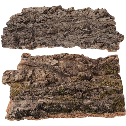 FIXOSHEE 2 Stück Reptilien Kletterplattform Teilig Terrarium Rindenoptik für Bartagamen Eidechsen Gecko Natürliche Versteckmöglichkeit und Ruhefläche Geeignet für Terrarien und Aquarien FIXOSHEE 2 Stück Reptilien Kletterplattform Teilig Terrarium Rindenoptik für Bartagamen Eidechsen Gecko Natürliche Versteckmöglichkeit und Ruhefläche Geeignet für Terrarien und Aquarien von FIXOSHEE