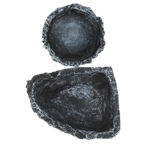 FIXOSHEE 2 Stück Reptilien Wasserschale aus Robustem Harz mit Glatter Oberfläche Futter und Wasserbecken für Schildkröten Eidechsen Schlangen Praktische Leicht zu Reinigen Auslaufsicher FIXOSHEE 2 Stück Reptilien Wasserschale aus Robustem Harz mit Glatter Oberfläche Futter und Wasserbecken für Schildkröten Eidechsen Schlangen Praktische Leicht zu Reinigen Auslaufsicher von FIXOSHEE