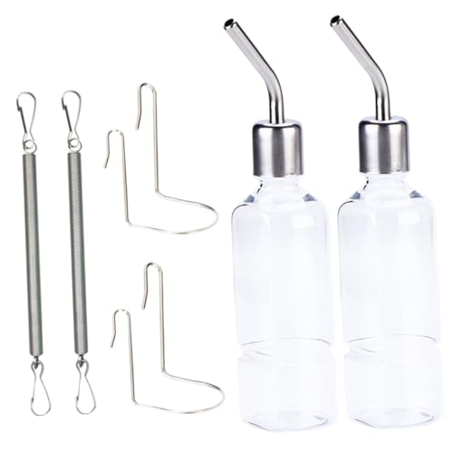 FIXOSHEE 2stücke Hängende Trinkflasche Edelstahl Für Kaninchen Meerschweinchen Und Eichhörnchen Mit Kugeldesign Für Einfache Wasserabgabe Leicht Zu Installieren Reinigen FIXOSHEE 2stücke Hängende Trinkflasche Edelstahl Für Kaninchen Meerschweinchen Und Eichhörnchen Mit Kugeldesign Für Einfache Wasserabgabe Leicht Zu Installieren Reinigen von FIXOSHEE