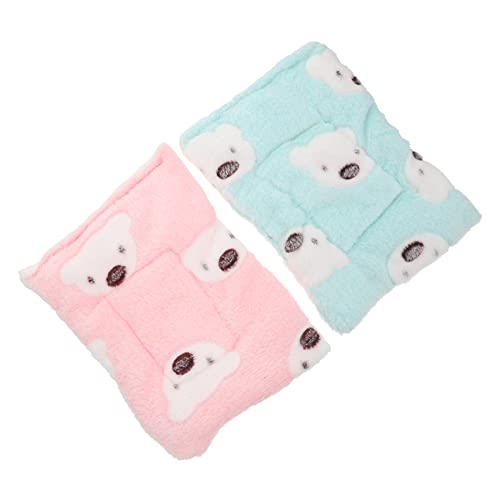 FIXOSHEE 2Stücke Hamster Schlafkissen Warmes Winterbett für Kleintiere Flauschige für Meerschweinchen Chinchillas Gemütliches Nestkissen für Haustiere FIXOSHEE 2Stücke Hamster Schlafkissen Warmes Winterbett für Kleintiere Flauschige für Meerschweinchen Chinchillas Gemütliches Nestkissen für Haustiere von FIXOSHEE