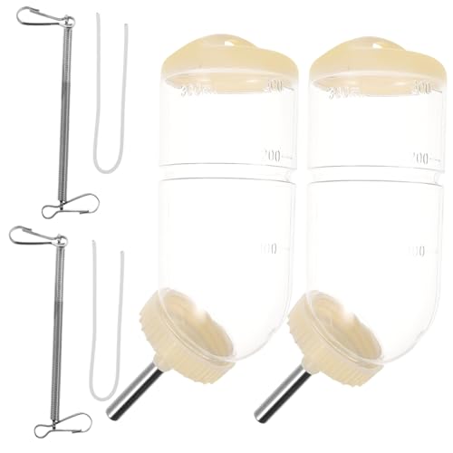 FIXOSHEE 2stücke Automatische Hamster Und Kaninchen-trinkflasche Und Auslaufsicher Für Sauberes Trinkwasser Für Kleintiere Und Haustiere von FIXOSHEE