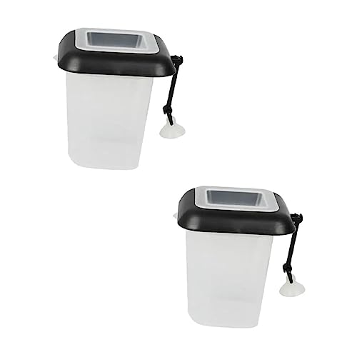 FIXOSHEE 2Stücke Roter Wurm Feeder für Aquarium Kunststoff Fütterungswerkzeug für Fischtank Langlebig für Fütterung von Würmern Artemia und Blutwürmern von FIXOSHEE