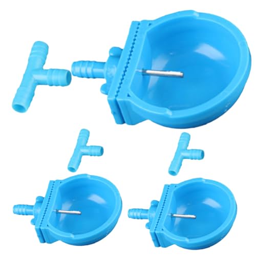 FIXOSHEE 3 Stück Automatischer Kaninchen Trinknapf Auslaufsichere Kunststoff Wassertränke für Kleintiere Leicht zu Reinigen Stabiler Wasserspender für Kaninchenhaltung und Hasenzucht von FIXOSHEE