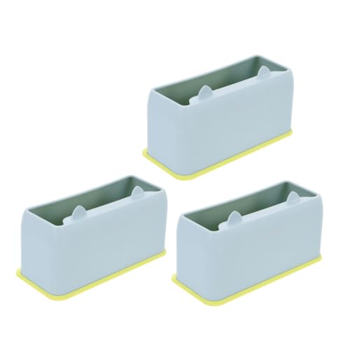 FIXOSHEE 3 Stück Katzenstreuschaufelhalter Kunststoff Hygienisch Robust Passend Niedliche Katzenform Organisator Für Saubere Katzentoilette Zuhause von FIXOSHEE