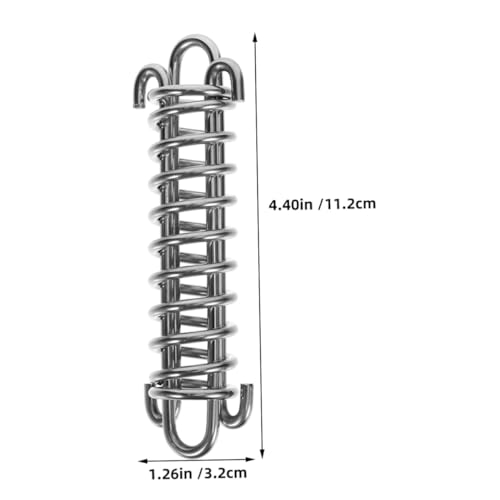 FIXOSHEE 3 Stück Stoßdämpfer-spirale aus Edelstahl Zugfeder für Hundeleine Schockabsorbierend Belastbar bis Geeignet für Mittlere und Große Hunde für Outdoor und Wandern von FIXOSHEE