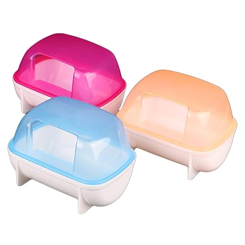 FIXOSHEE 3Stücke Hamster Sandbad Transparente Badewanne für Hamster und Kleine zu Reinigen aus Hochwertigem Material für Sandbäder und Pflege FIXOSHEE 3Stücke Hamster Sandbad Transparente Badewanne für Hamster und Kleine zu Reinigen aus Hochwertigem Material für Sandbäder und Pflege von FIXOSHEE