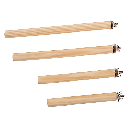 FIXOSHEE 4 STÜCKE Papagei Stehende Stangen Kaubare Stangen für Vögel Sicheres Holzspielzeug für Vogelkäfig Zubehör FIXOSHEE 4 STÜCKE Papagei Stehende Stangen Kaubare Stangen für Vögel Sicheres Holzspielzeug für Vogelkäfig Zubehör von FIXOSHEE