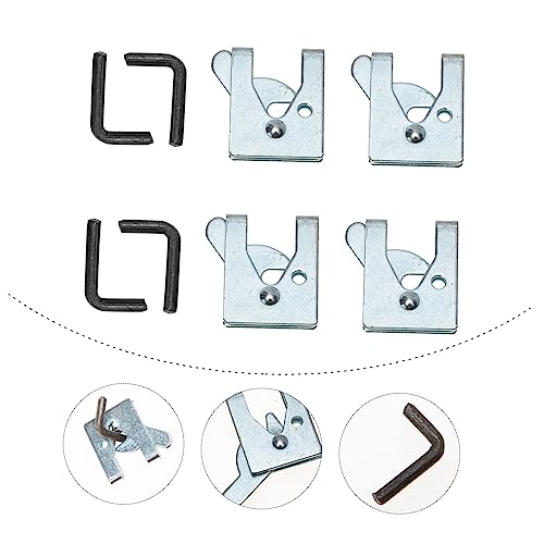 FIXOSHEE 4 Sätze Teiliges Langlebiger Korrosionsbeständiger Käfigverschluss aus Galvanisiertem Eisen Robuste Pet Cage Locks mit Einfachem Automatischem Berührungsverschluss für FIXOSHEE 4 Sätze Teiliges Langlebiger Korrosionsbeständiger Käfigverschluss aus Galvanisiertem Eisen Robuste Pet Cage Locks mit Einfachem Automatischem Berührungsverschluss für von FIXOSHEE